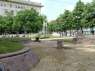 One of the rest areas in the Pedestrian area in Burgas - Bulgaria, Black Sea Coast